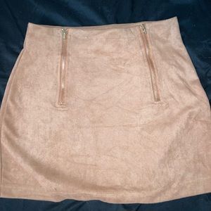 brown skirt